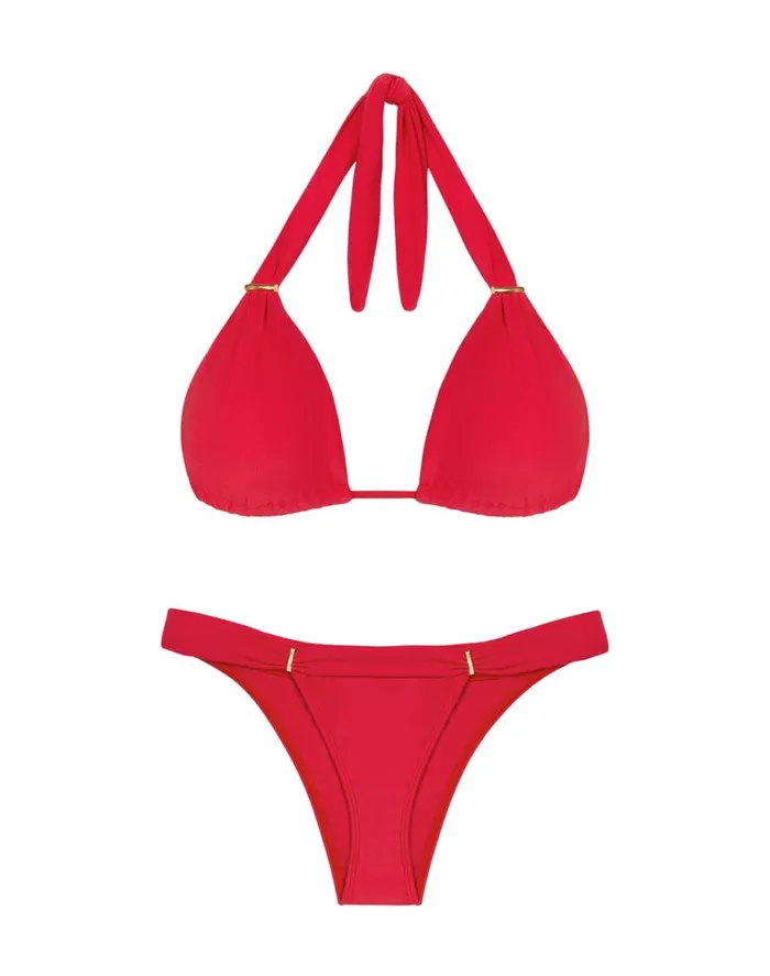 Bottoms Women ViX Paula Hermanny Bia Tube Bottom 8211 Red Poppy