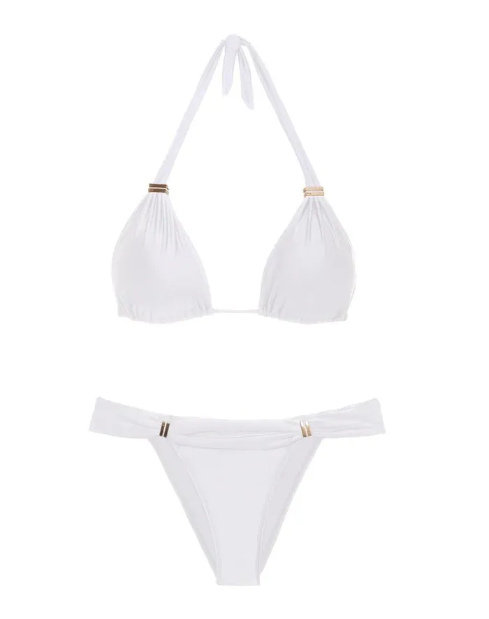 Bottoms Women ViX Paula Hermanny Bia Tube Bottom 8211 White