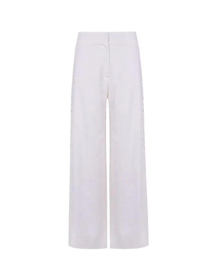 Bottoms Women ViX Paula Hermanny Bree Pants 8211 Off White