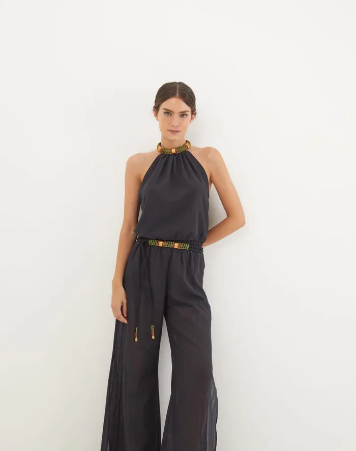 Bottoms Women ViX Paula Hermanny Cecilia Pants 8211 Black