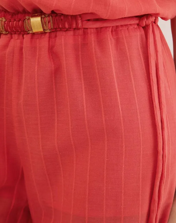 Bottoms Women ViX Paula Hermanny Cecilia Pants 8211 Raspberry