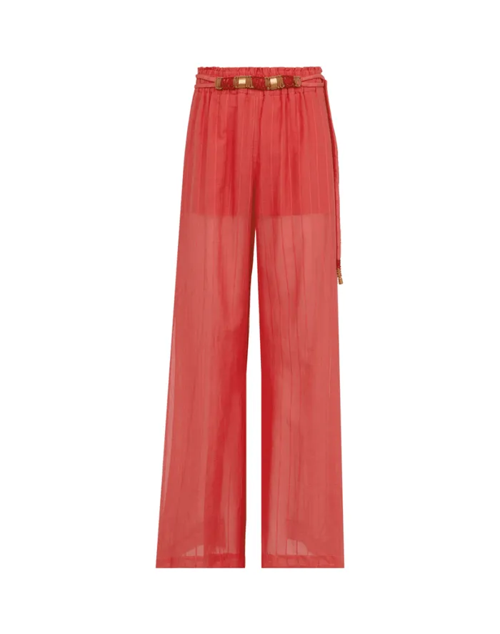 Bottoms Women ViX Paula Hermanny Cecilia Pants 8211 Raspberry