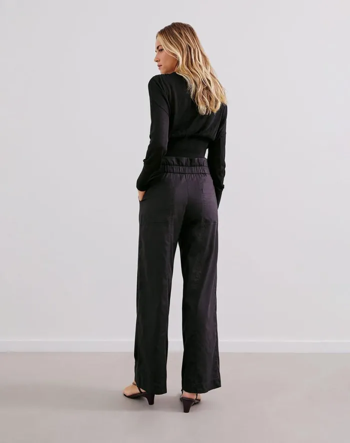 Bottoms Women ViX Paula Hermanny Domenique Pants 8211 Black