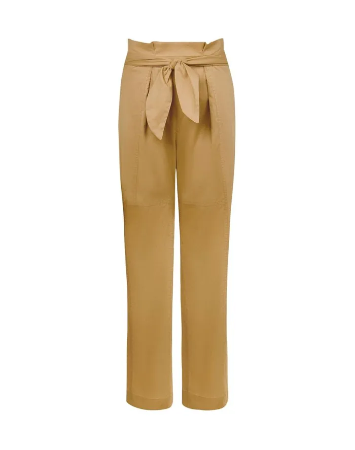 Bottoms Women ViX Paula Hermanny Domenique Pants 8211 Walnut