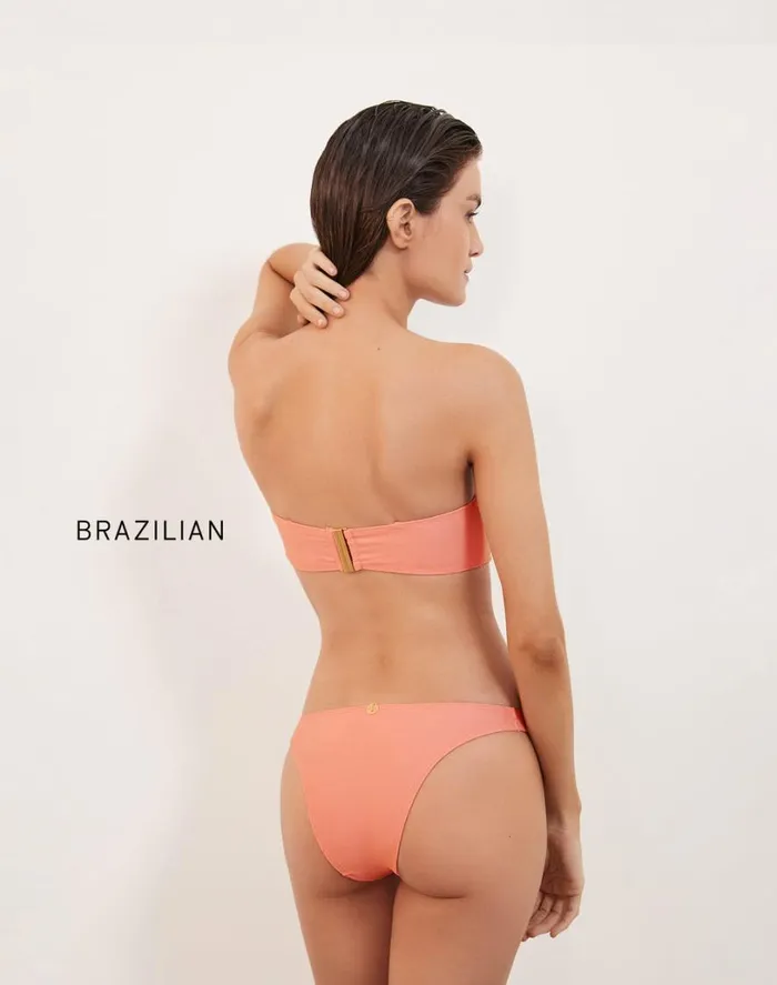 Bottoms Women ViX Paula Hermanny Fany Bottom 8211 Peach