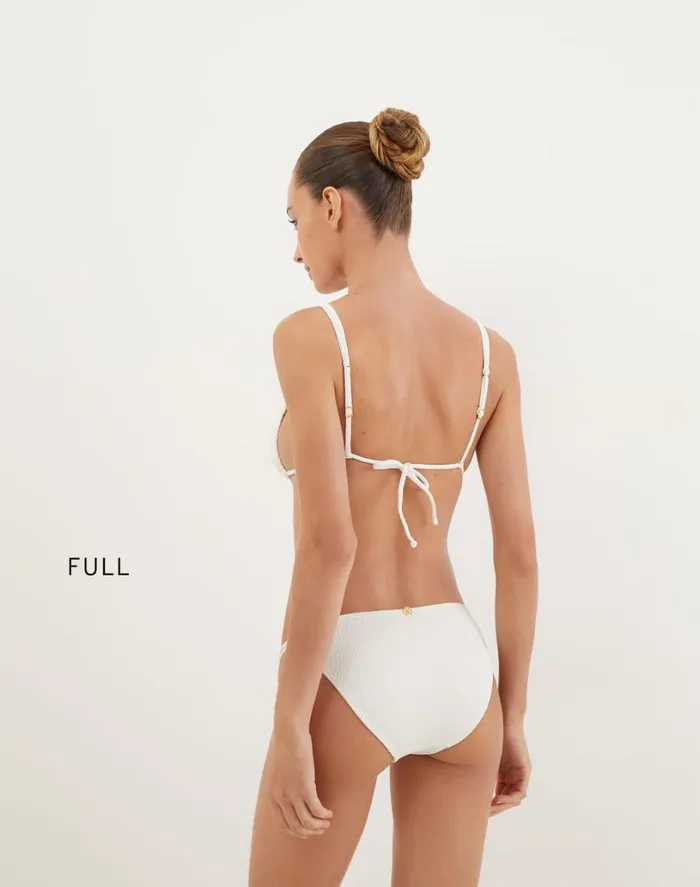 Bottoms Women ViX Paula Hermanny Firenze Callie Detail Bottom 8211 White