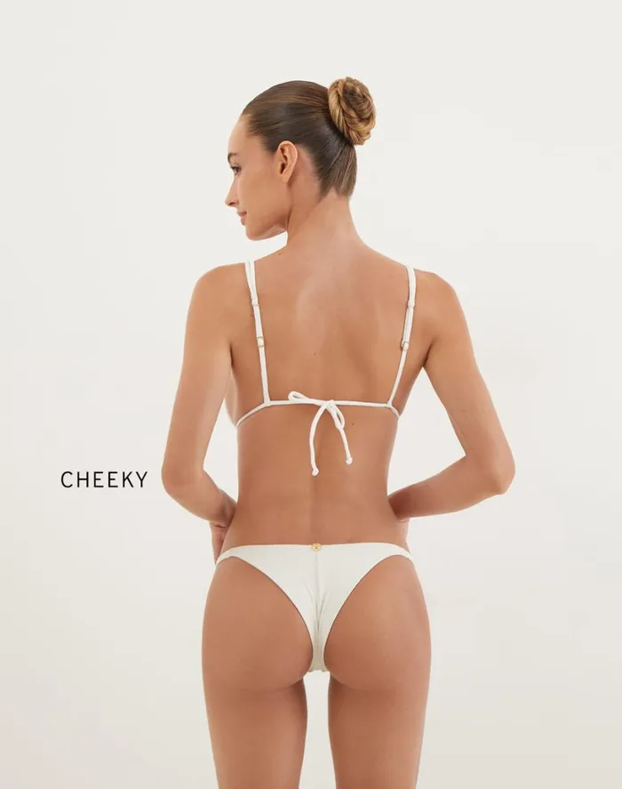 Bottoms Women ViX Paula Hermanny Firenze Callie Detail Bottom 8211 White