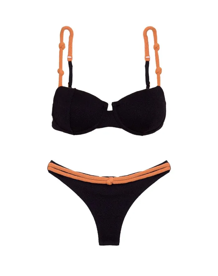 Bottoms Women ViX Paula Hermanny Firenze Edie Bottom 8211 Black