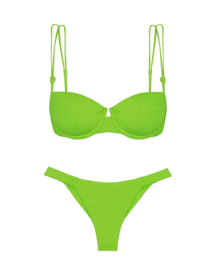 Bottoms Women ViX Paula Hermanny Firenze Fany Bottom 8211 Acid Green