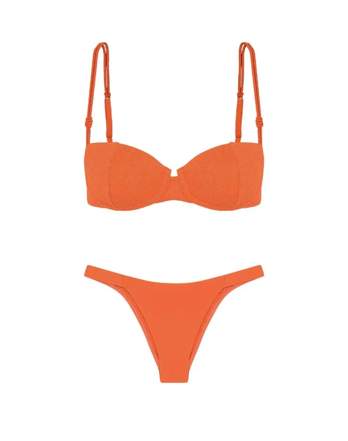 Bottoms Women ViX Paula Hermanny Firenze Fany Bottom 8211 Grapefruit