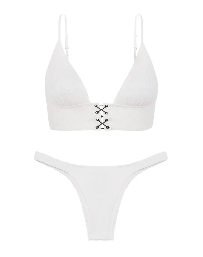 Bottoms Women ViX Paula Hermanny Firenze Fany Bottom 8211 White