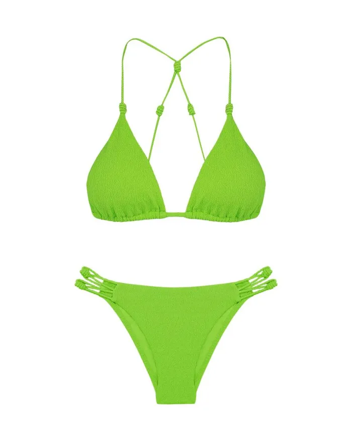 Bottoms Women ViX Paula Hermanny Firenze Gwen Bottom 8211 Acid Green