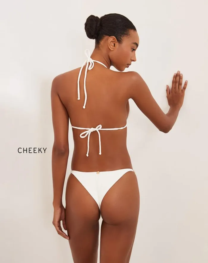 Bottoms Women ViX Paula Hermanny Firenze Mandy Detail Bottom 8211 White