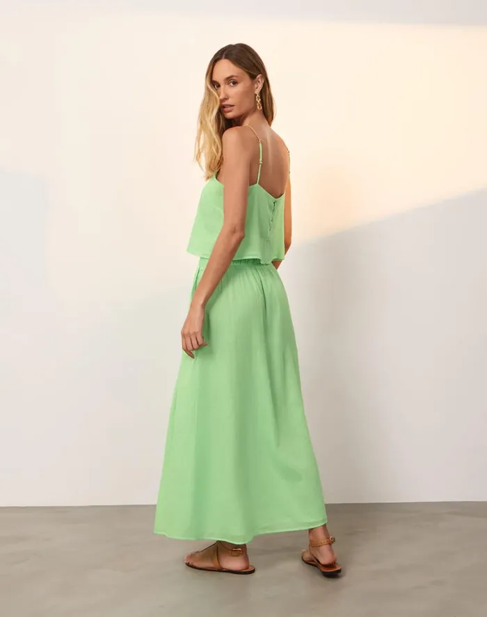 Bottoms Women ViX Paula Hermanny Harlow Long Skirt 8211 Seaside
