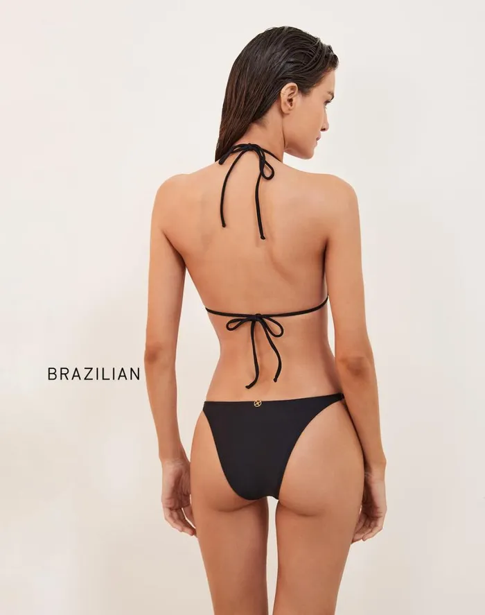 Bottoms Women ViX Paula Hermanny Ivy Detail Bottom 8211 Black