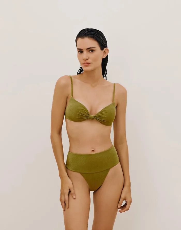 Bottoms Women ViX Paula Hermanny Jessica Hot Pant Bottom 8211 Avocado