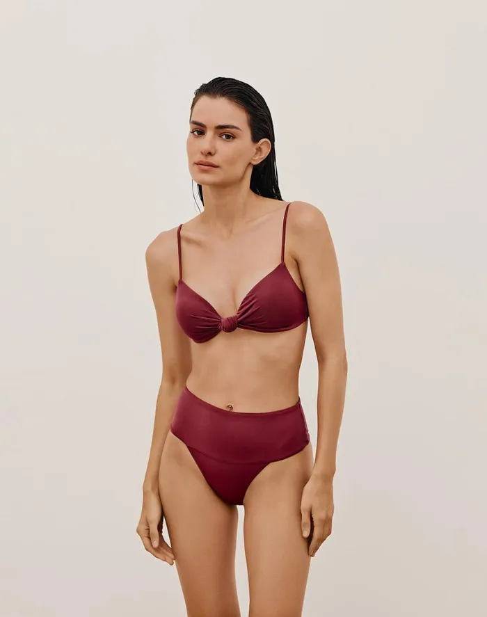 Bottoms Women ViX Paula Hermanny Jessica Hot Pant Bottom 8211 Cranberry