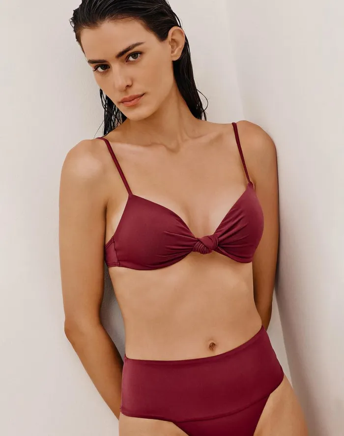 Bottoms Women ViX Paula Hermanny Jessica Hot Pant Bottom 8211 Cranberry