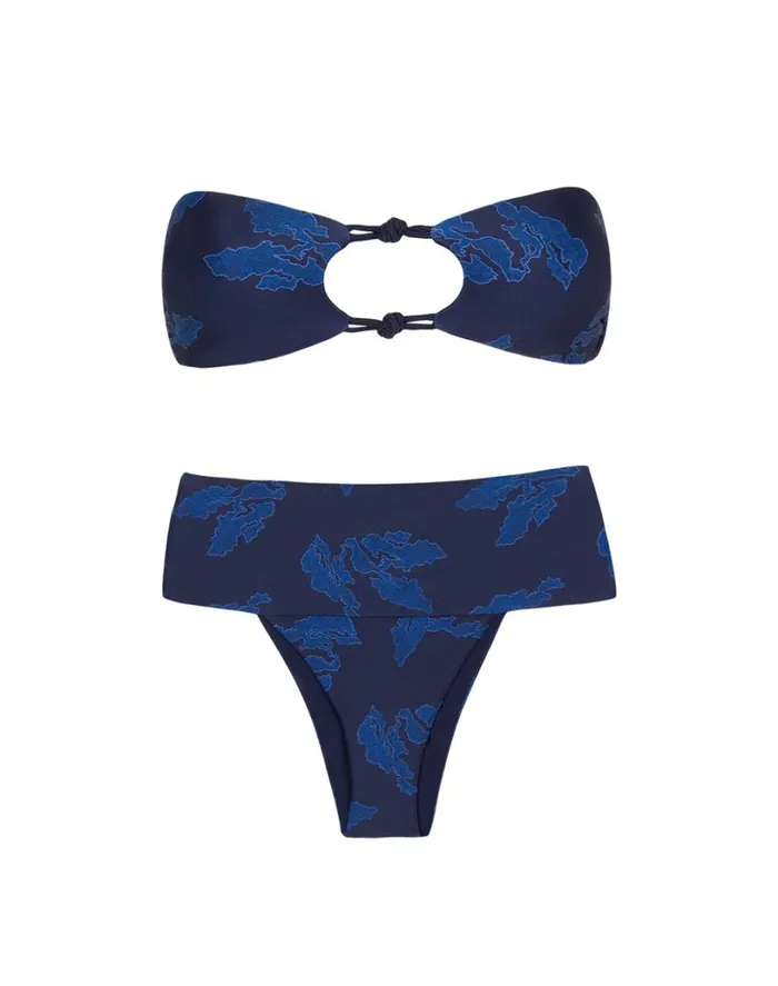 Bottoms Women ViX Paula Hermanny Jessica Hot Pant Bottom 8211 Quizas Indigo