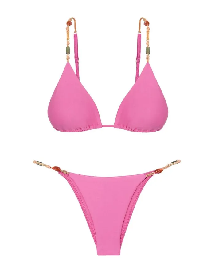 Bottoms Women ViX Paula Hermanny Kaia Detail Bottom 8211 Gerbera