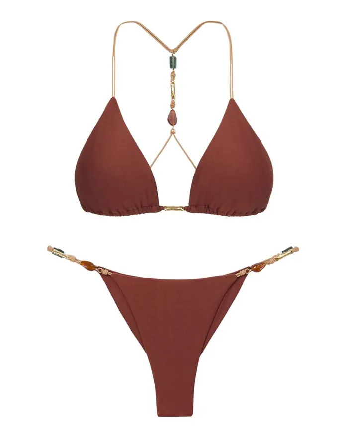 Bottoms Women ViX Paula Hermanny Kaia Detail Bottom 8211 Nutshell