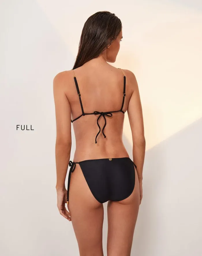 Bottoms Women ViX Paula Hermanny Kaia Tie Side Bottom 8211 Black