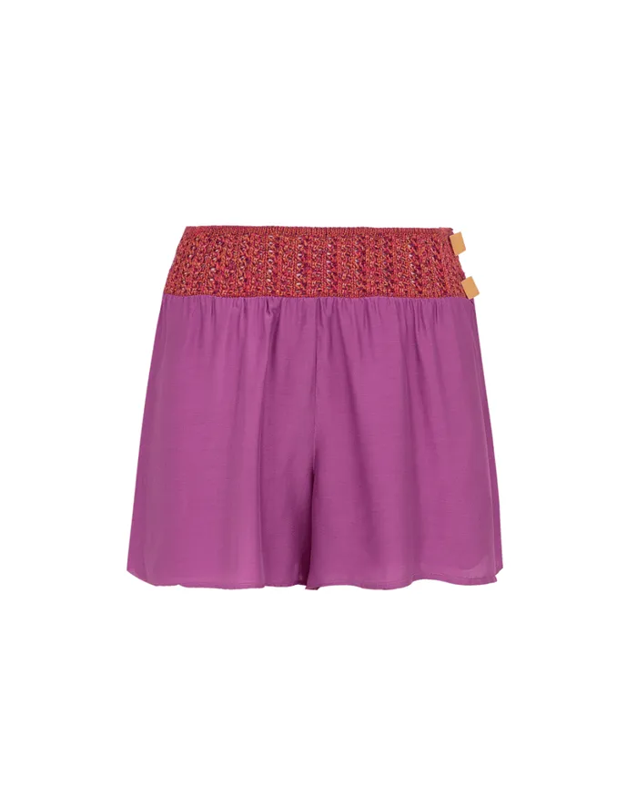 Bottoms Women ViX Paula Hermanny Kasey Shorts 8211 Berry Burst
