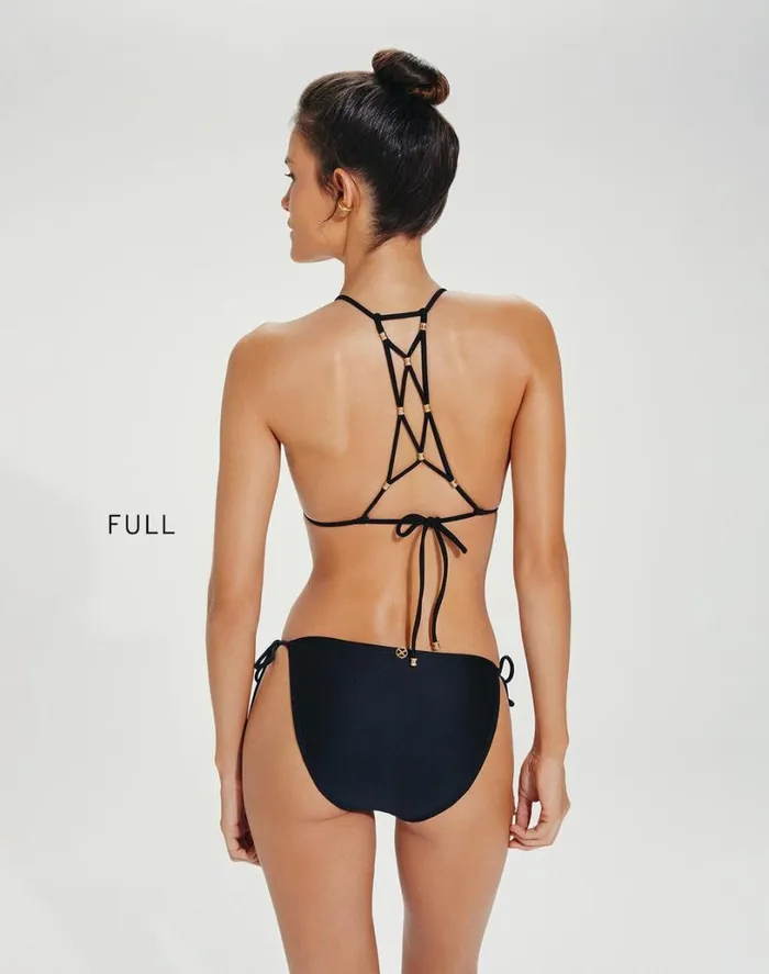 Bottoms Women ViX Paula Hermanny Lucy Tie Side Bottom 8211 Black