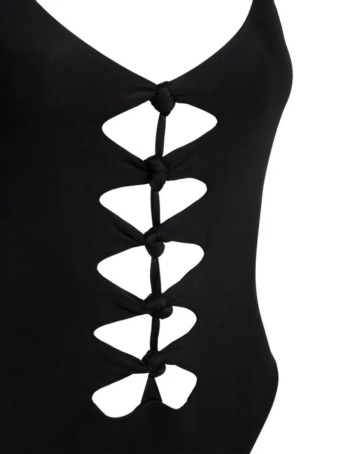 Bottoms Women ViX Paula Hermanny Megan One Piece 8211 Black