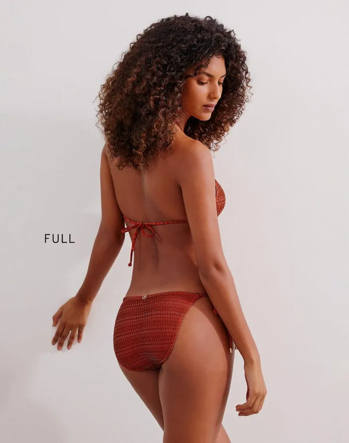 Bottoms Women ViX Paula Hermanny Mesh Tie Side Bottom 8211 Brick