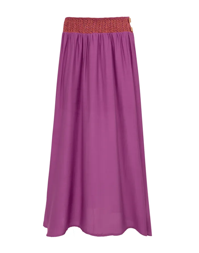 Bottoms Women ViX Paula Hermanny Mika Skirt 8211 Berry Burst