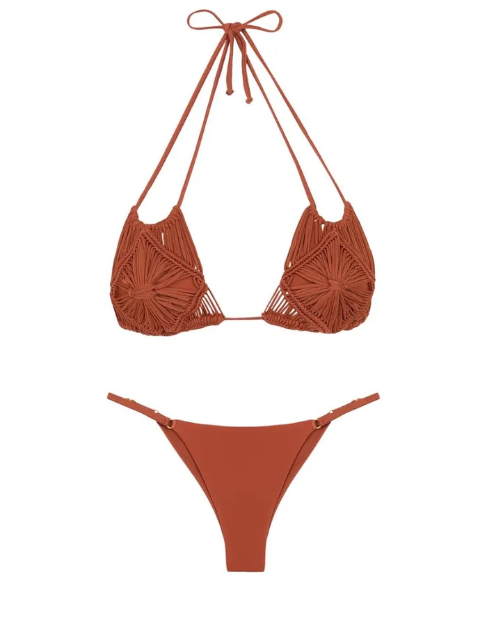 Bottoms Women ViX Paula Hermanny Rafa Bottom 8211 Camel