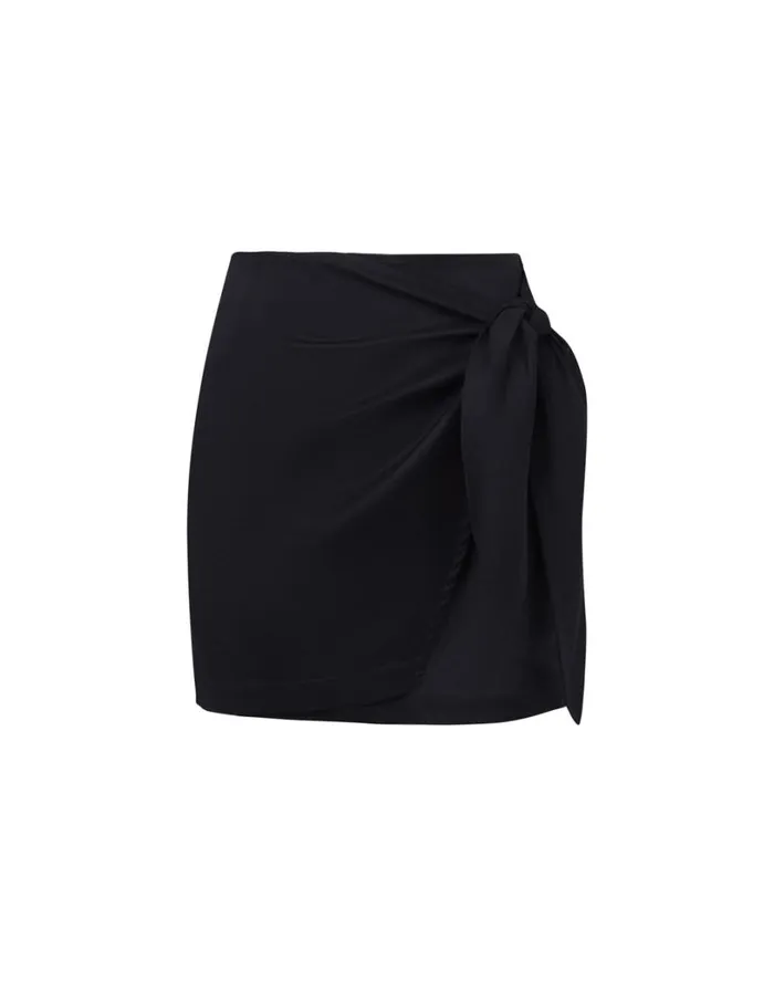 Bottoms Women ViX Paula Hermanny Rai Mini Skirt 8211 Black
