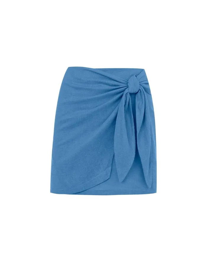 Bottoms Women ViX Paula Hermanny Rai Mini Skirt 8211 Cave