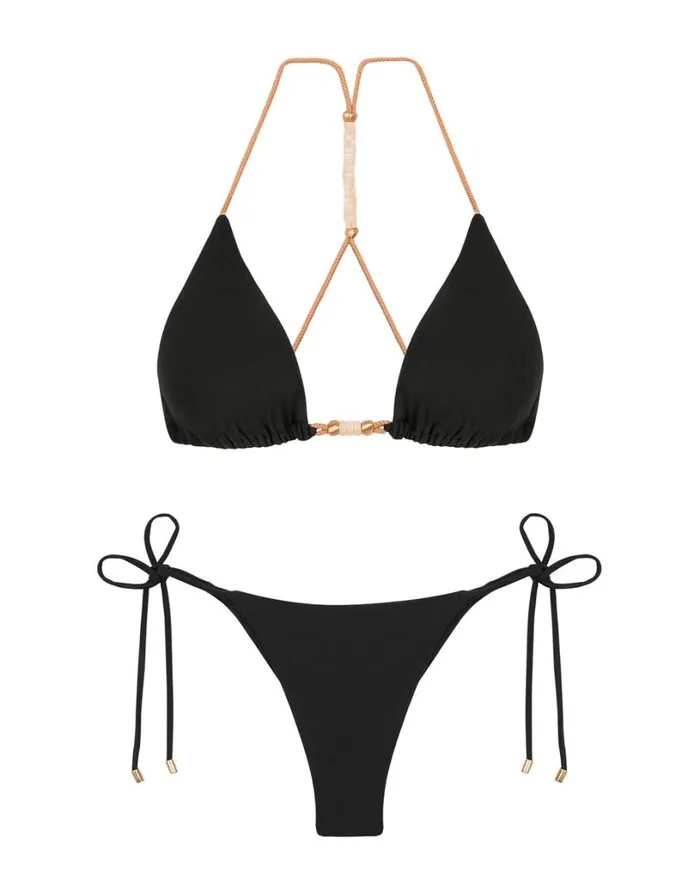 Bottoms Women ViX Paula Hermanny Tie Side Bottom 8211 Black