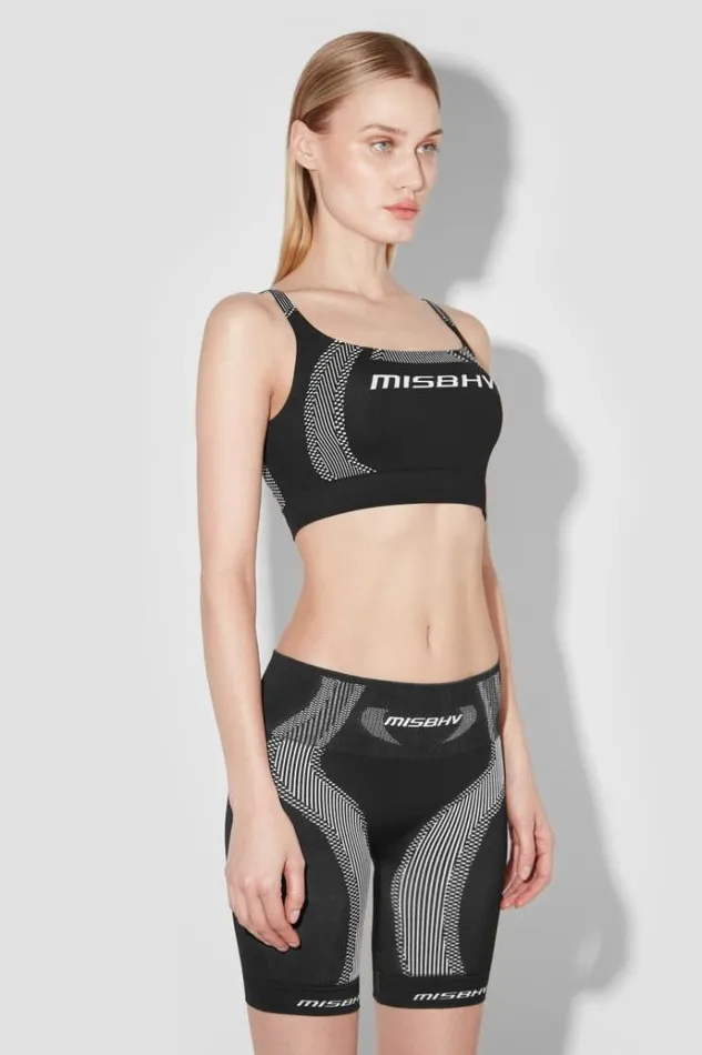 Bras Women MISBHV Sport Bra Top Blackwhite