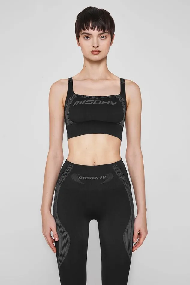 Bras Women MISBHV Sport Bra Top Muted Black