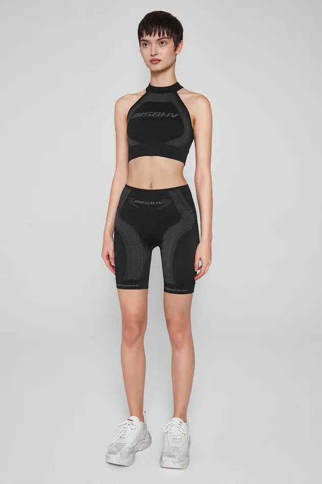 Bras Women MISBHV Sport Halter Bra Muted Black