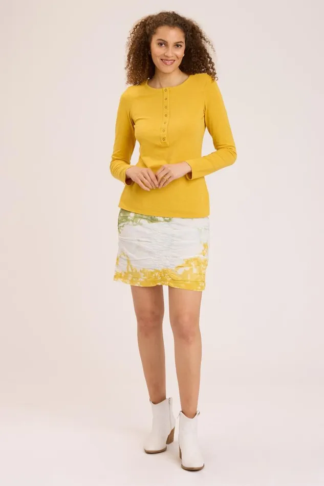 Brie Hardware Long Sleeve Mead Pigment Clothing XCVI ShirtsBlouses