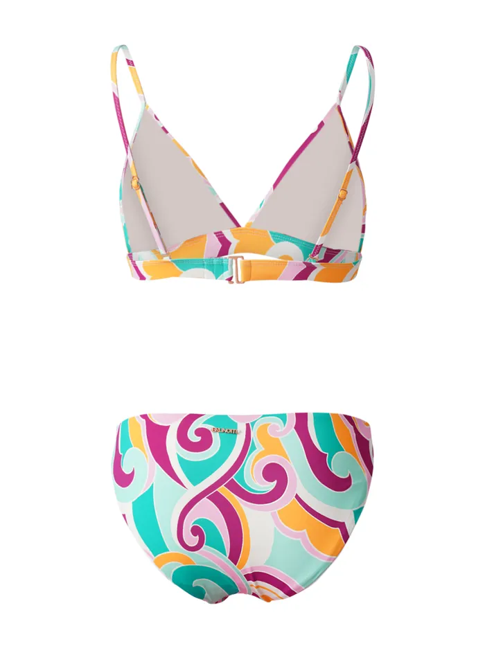 Brunotti Bikini Sets Women AlisonSwirl Bralette Bikini Set Multi Color