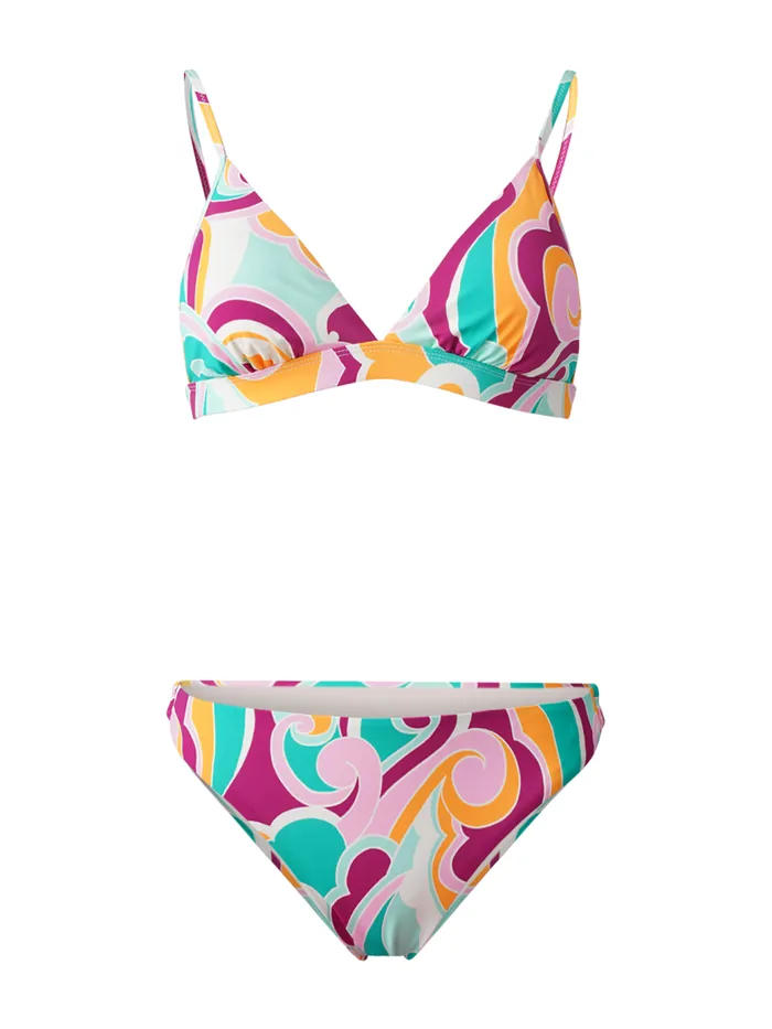 Brunotti Bikini Sets Women AlisonSwirl Bralette Bikini Set Multi Color