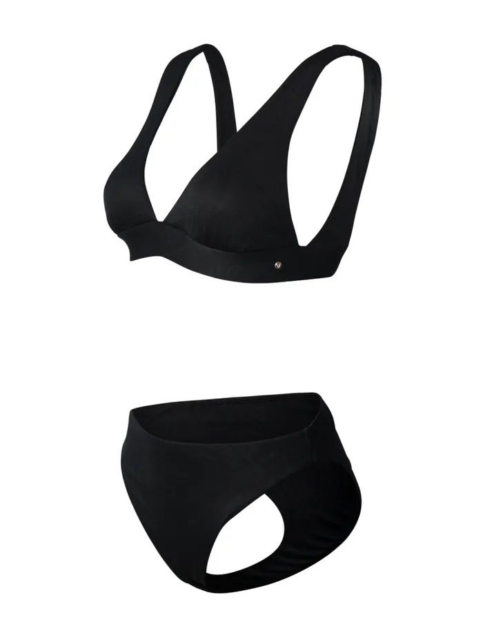 Brunotti Bikini Sets Women BodhiLeaves Bralette Bikini Set Black