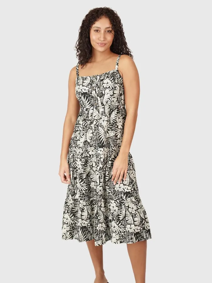 Brunotti Dresses and Skirts Women GrenadineHawai Maxi Dress Black