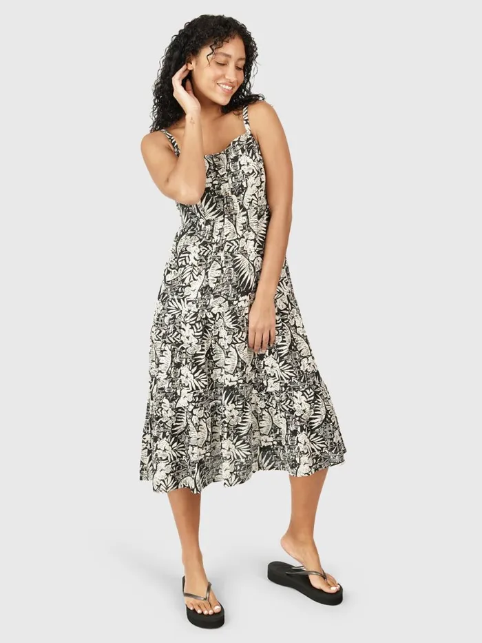 Brunotti Dresses and Skirts Women GrenadineHawai Maxi Dress Black