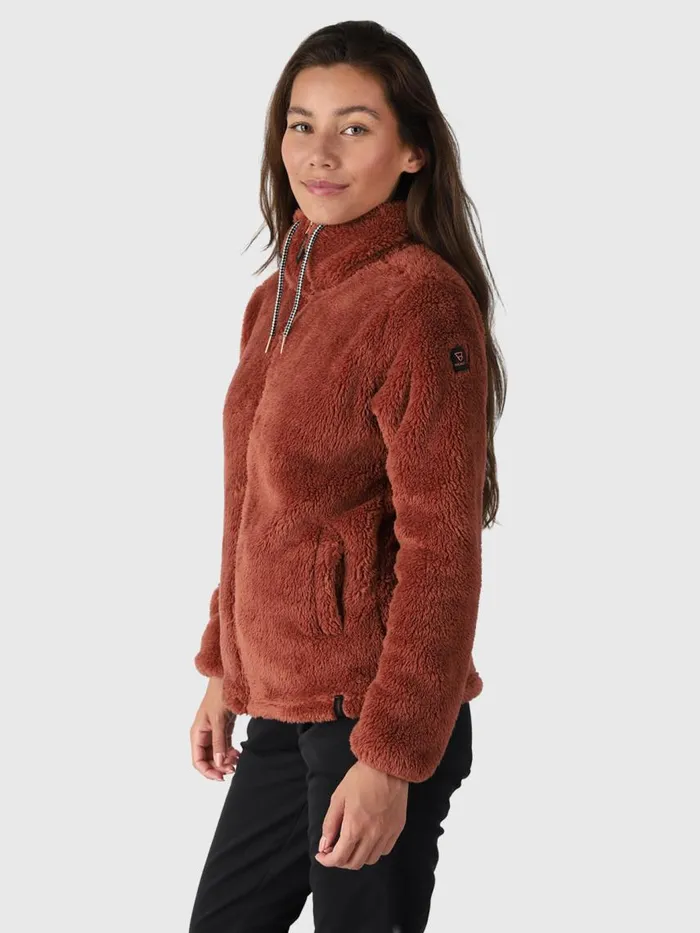 Brunotti Fleece Women Kyoto Fleece Jacket Brown