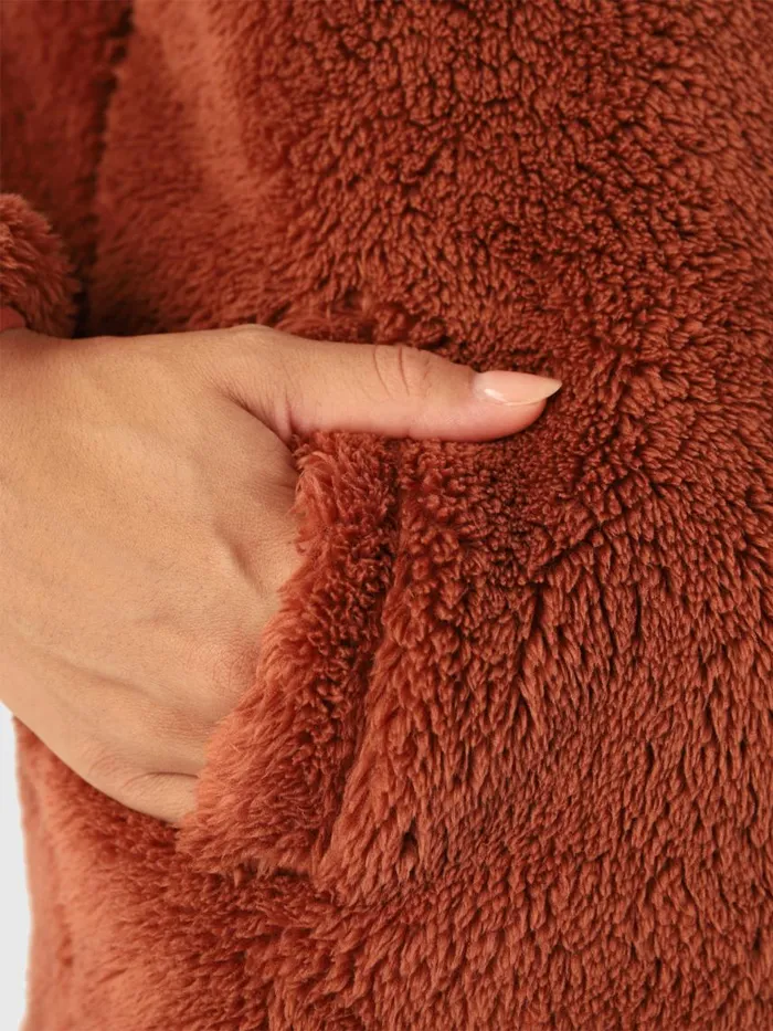 Brunotti Fleece Women Kyoto Fleece Jacket Brown