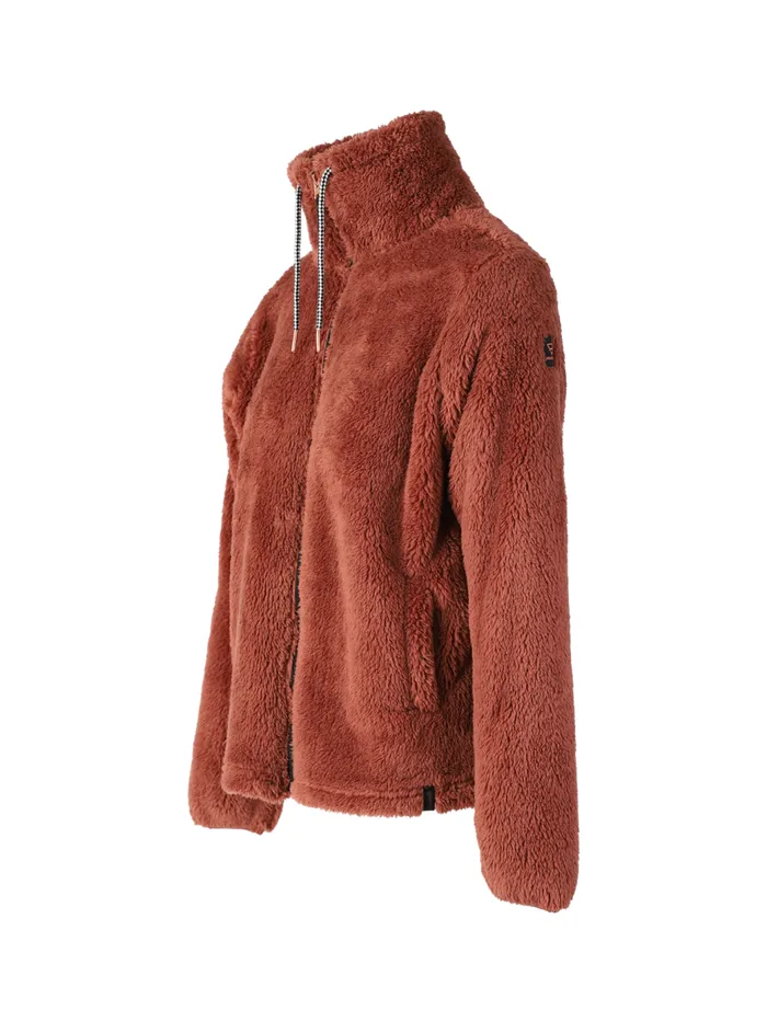 Brunotti Fleece Women Kyoto Fleece Jacket Brown