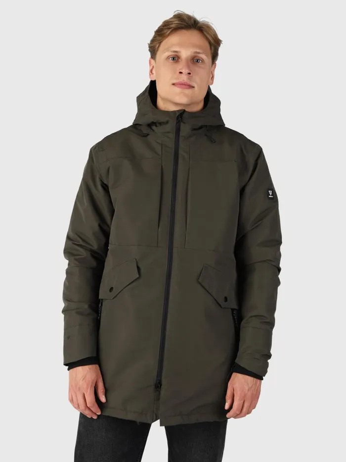 Brunotti Jackets Men NelsonParka Rain Jacket Green