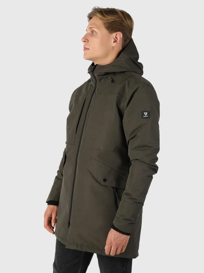 Brunotti Jackets Men NelsonParka Rain Jacket Green