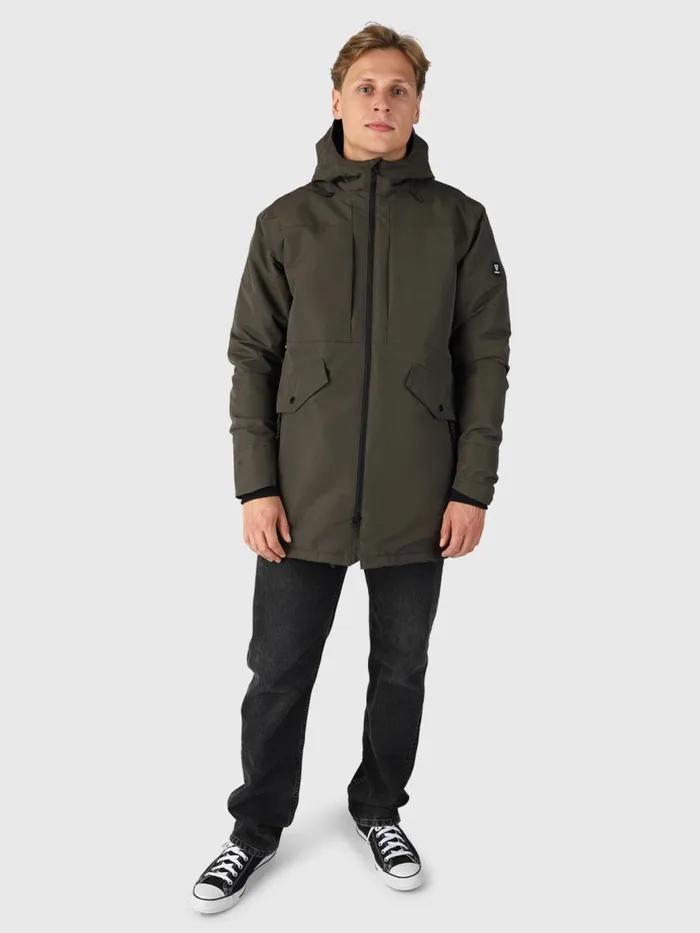 Brunotti Jackets Men NelsonParka Rain Jacket Green